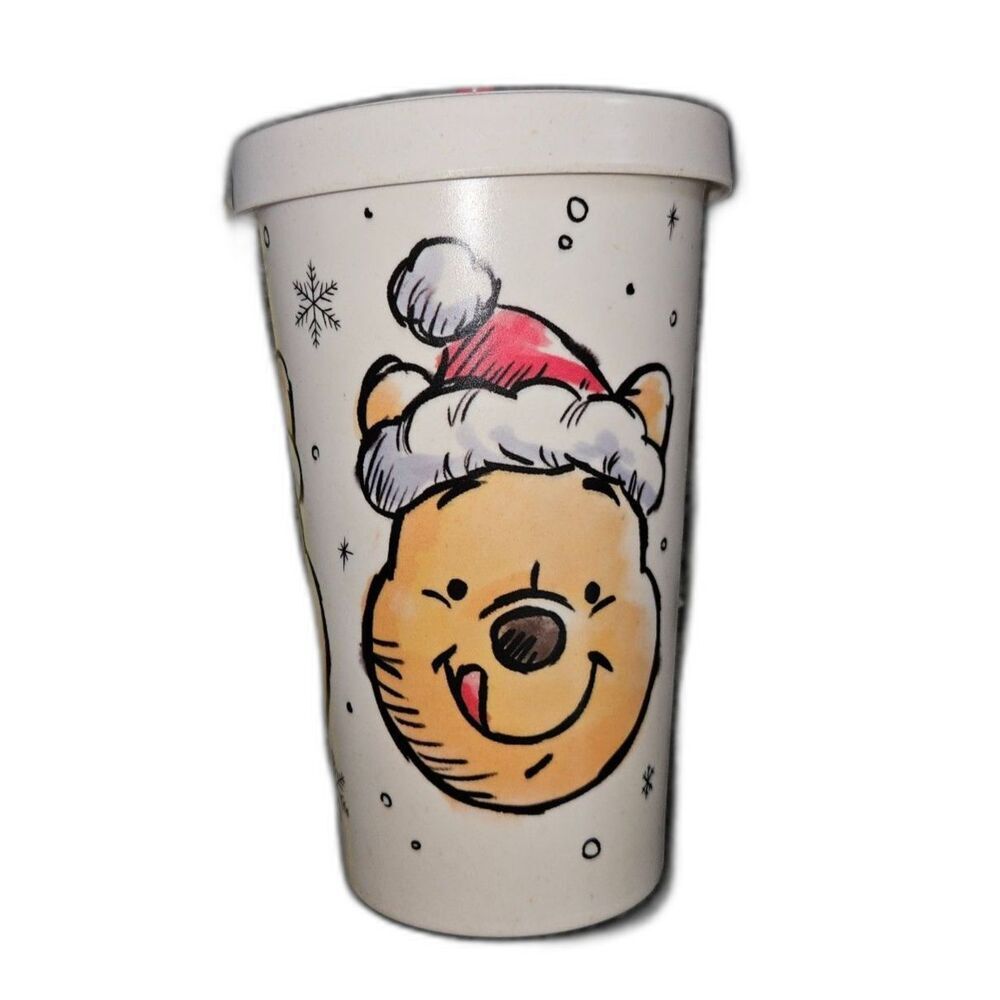 Disney Winnie the Pooh Collectible Cup with Lid and Straw